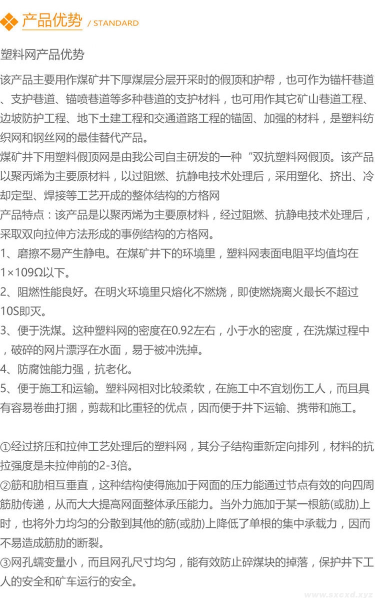 雙向礦用塑料網假頂帶